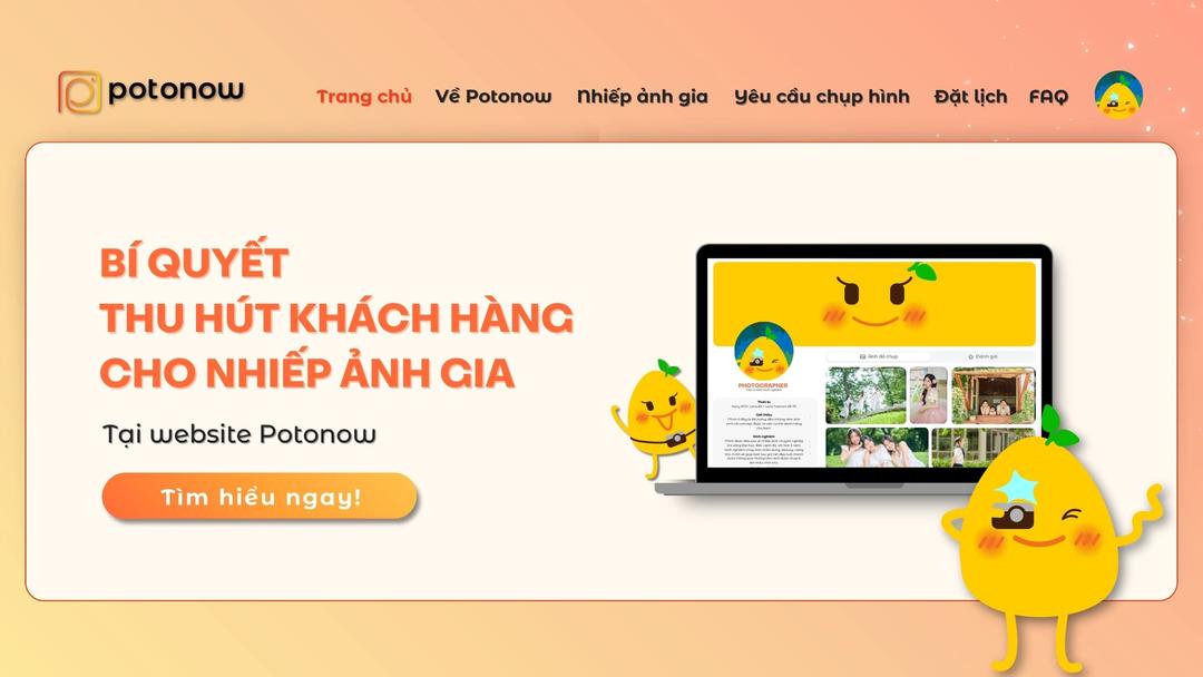 Bí quyết xây dựng portfolio thu hút khách hàng cho nhiếp ảnh gia Potonow