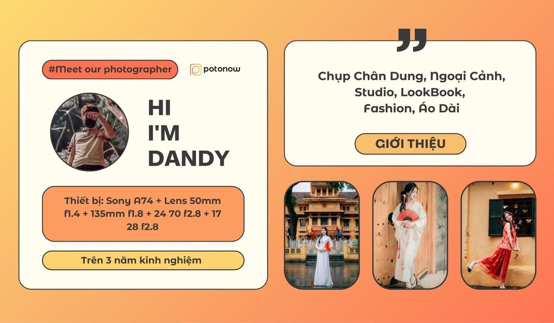 Concept nào khó, có nhiếp ảnh gia Hi I’m Dandy lo!