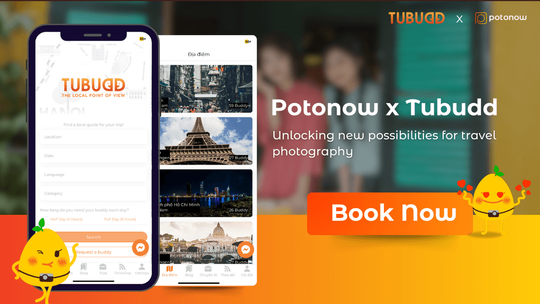 Partnership announcement: Potonow x Tubudd – Unlocking new possibilities For Travel Photography